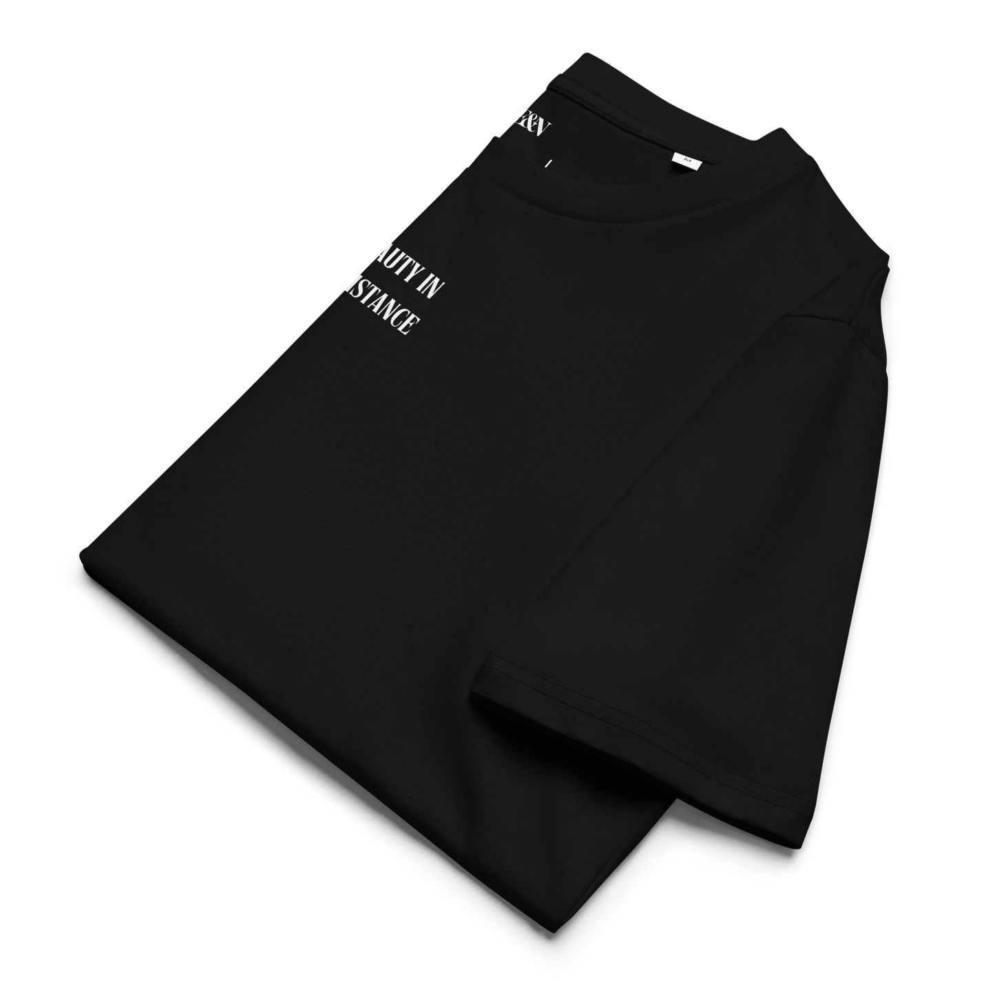 Unisex-Bio-Baumwoll-T-Shirt - Freedom|Schwarz,Detail