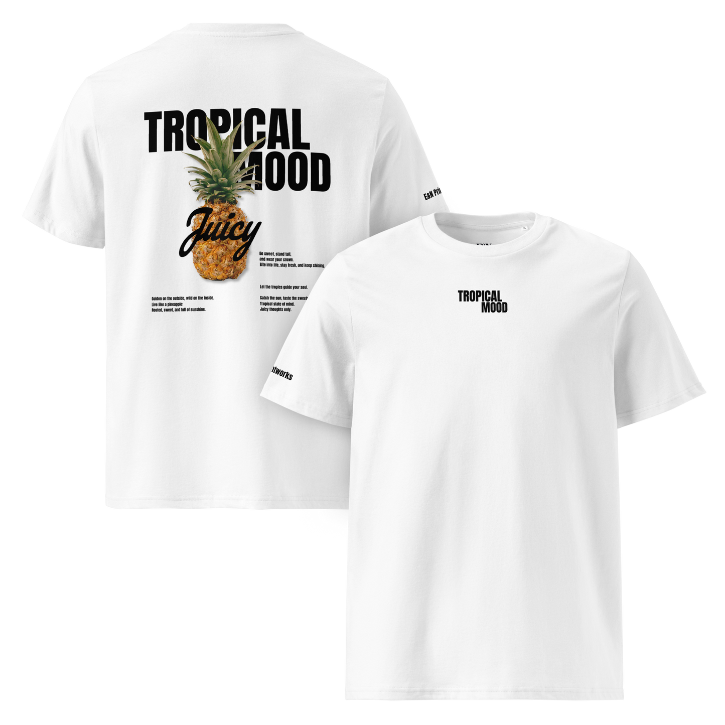 Unisex-Bio-Baumwoll-T-Shirt - Tropical Mood
