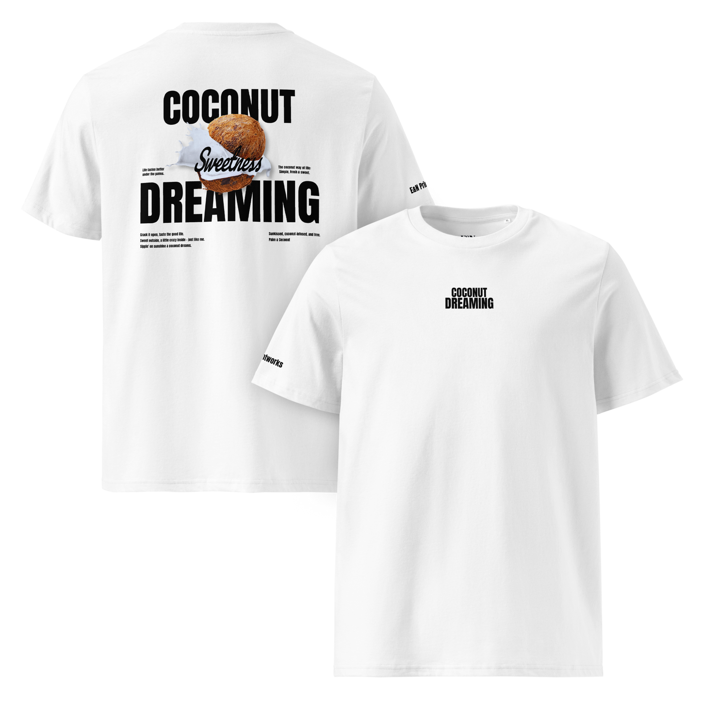 Unisex-Bio-Baumwoll-T-Shirt - Coconut Dreaming