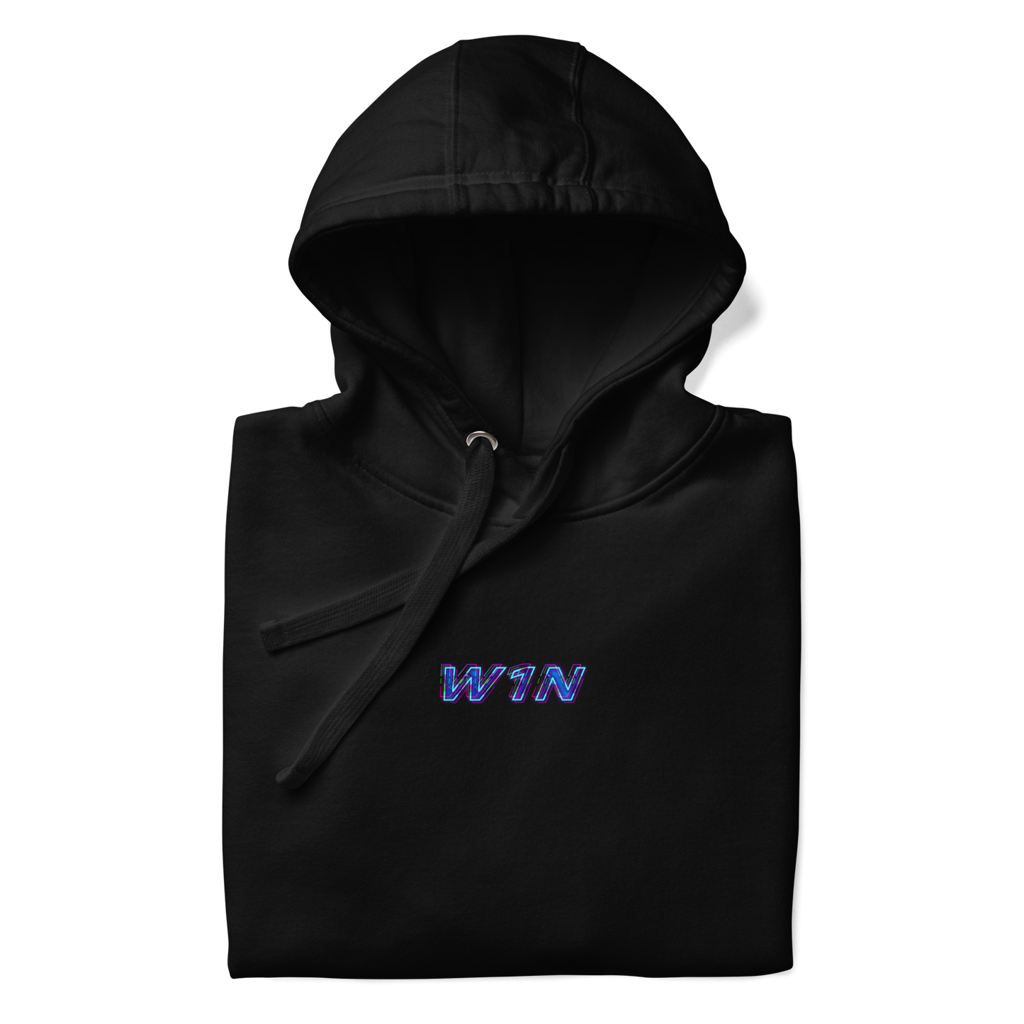 Unisex-Kapuzenpullover - Racing W1N|Schwarz|Detail