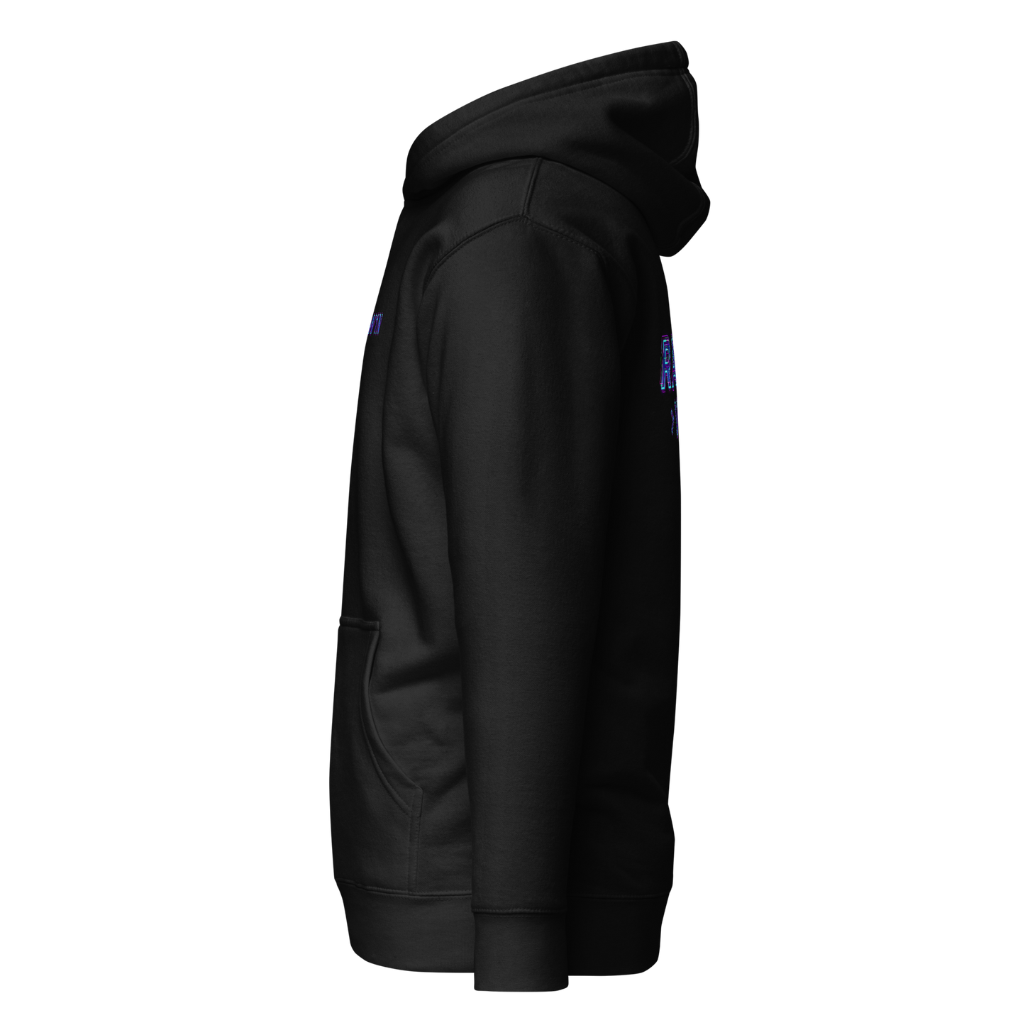 Unisex-Kapuzenpullover - Racing W1N|Schwarz|Links